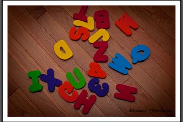 letters on the floor
